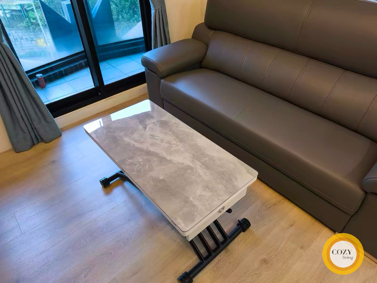 𝐍𝐨𝐫𝐝𝐢𝐜 實木升降折疊茶几 餐枱