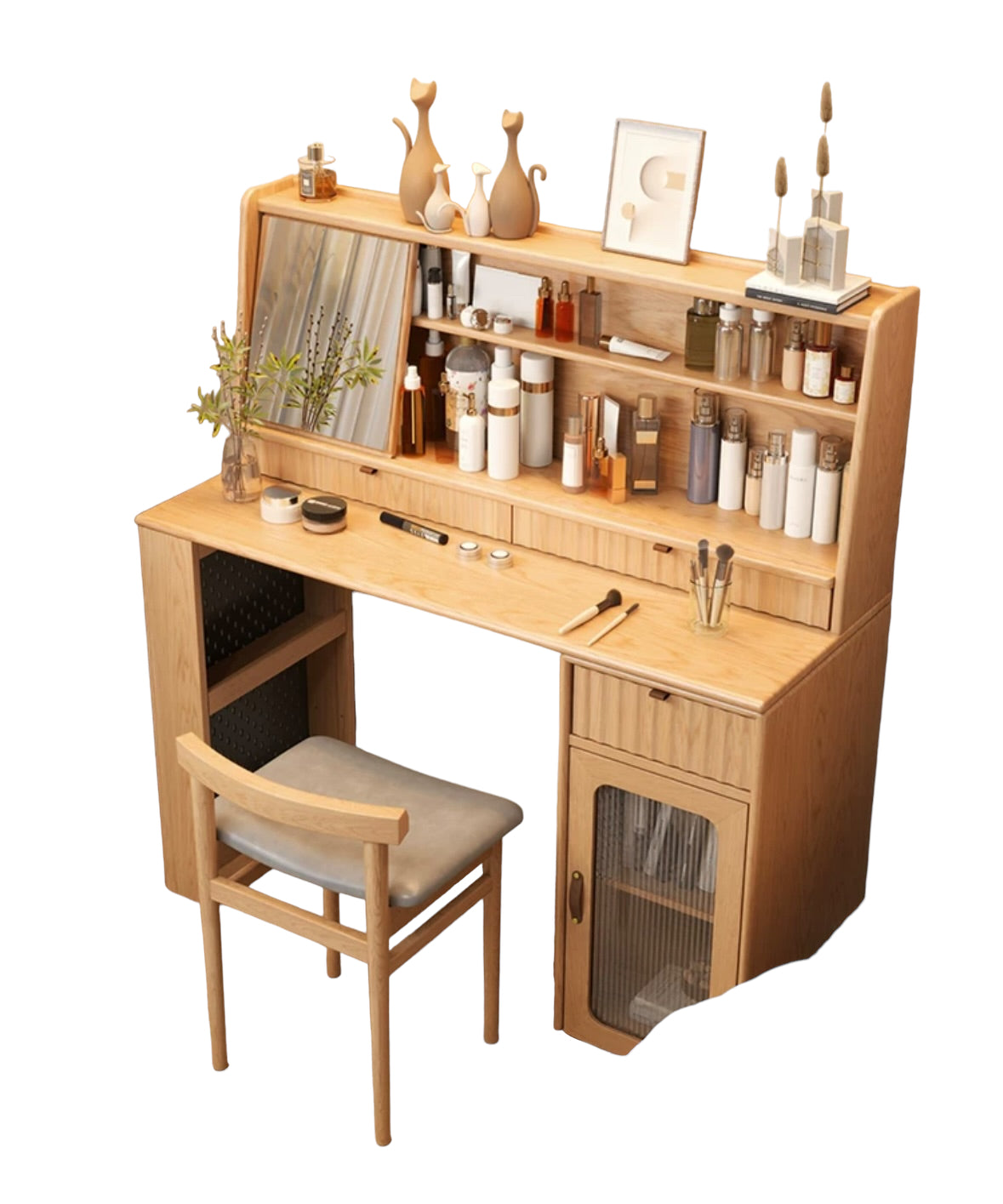 Solid wood dressing table D051 