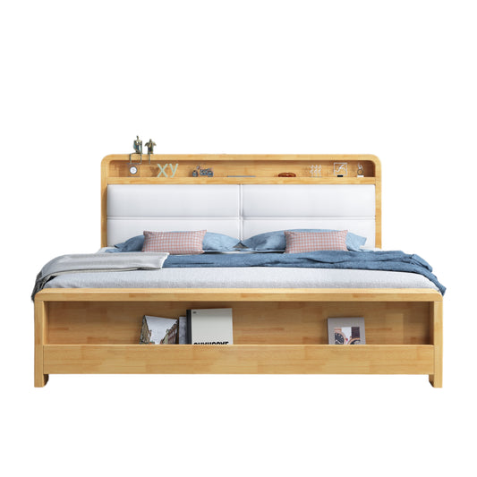 915 Nordic solid wood bed 