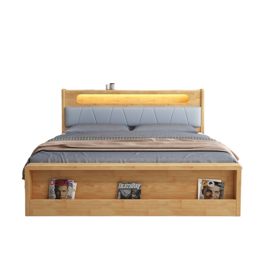 992 Nordic solid wood bed 