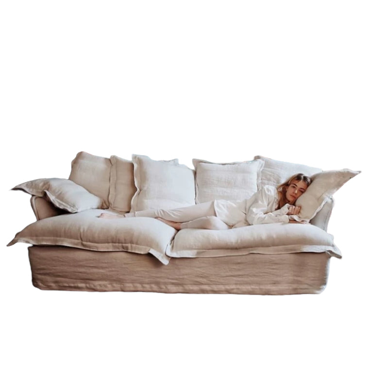 MILTOŃ Nordic super soft down fabric sofa