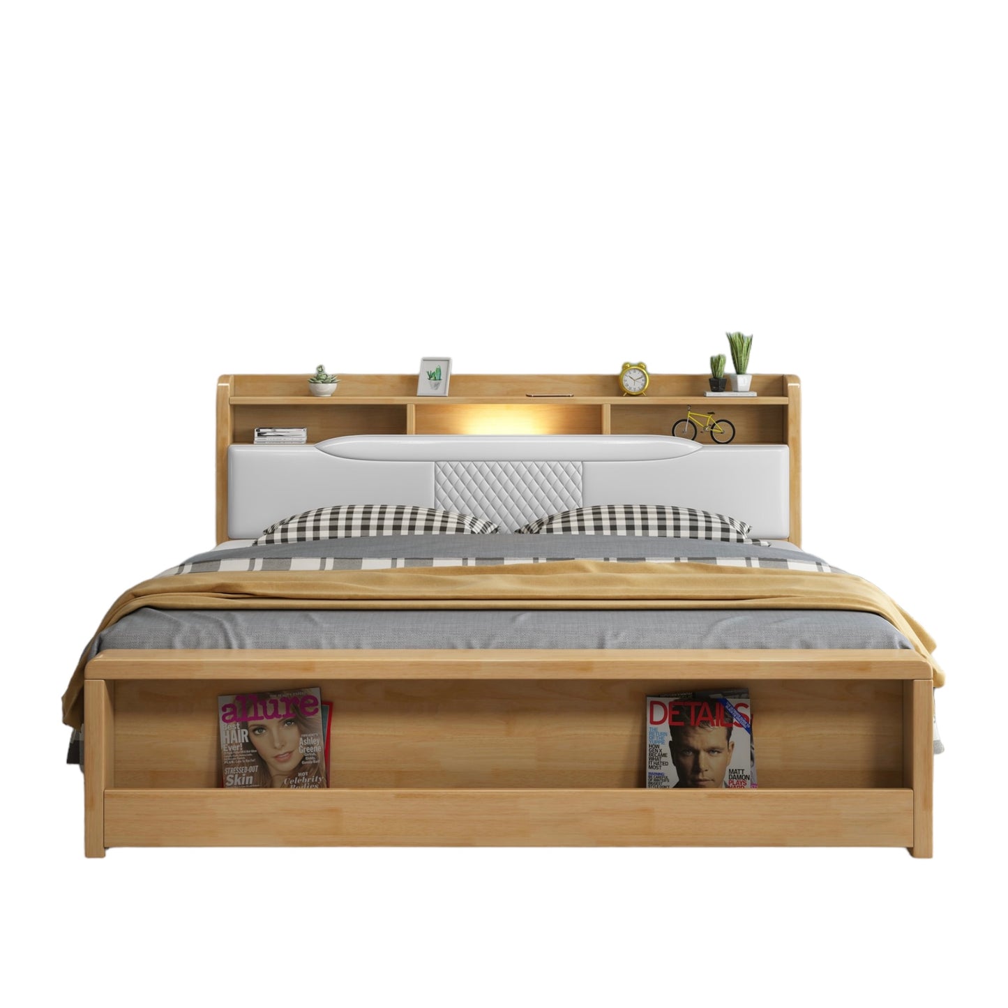 998 Nordic solid wood bed 