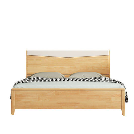 611 Nordic solid wood bed 