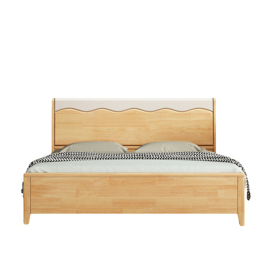 616 Nordic solid wood bed 