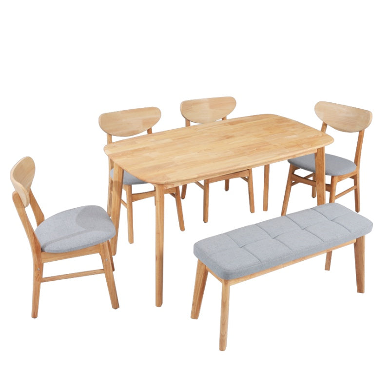 solid wood dining table 