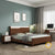619 Nordic solid wood bed 