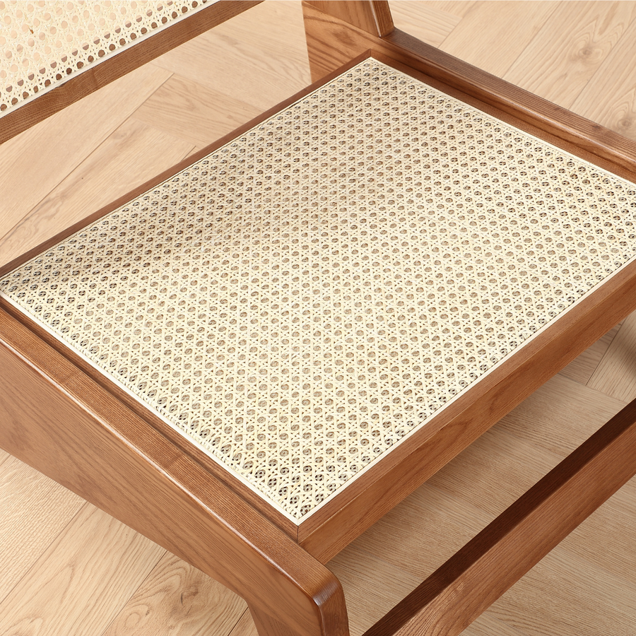 ATTICUS rattan solid wood armchair [set of two] 