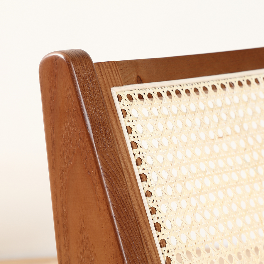 ATTICUS rattan solid wood armchair [set of two] 
