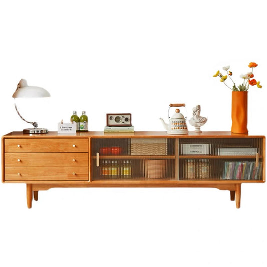 𝐙𝟎𝟔𝟖 Japanese style glass cabinet door TV cabinet solid wood 𝐭𝐯 𝐜𝐚𝐛𝐢𝐧𝐞𝐭 