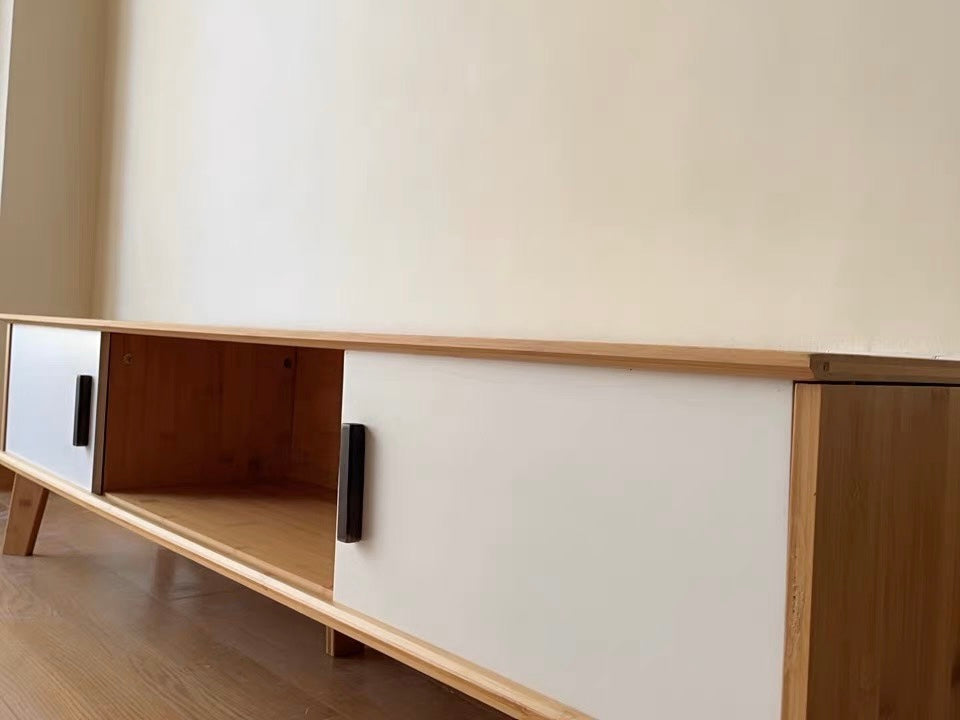 𝐙𝟎𝟐𝟐 Japanese style bamboo TV cabinet𝐭𝐯 𝐜𝐚𝐛𝐢𝐧𝐞𝐭 
