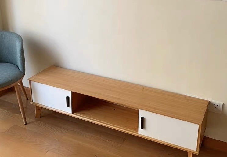 𝐙𝟎𝟐𝟐 Japanese style bamboo TV cabinet𝐭𝐯 𝐜𝐚𝐛𝐢𝐧𝐞𝐭 