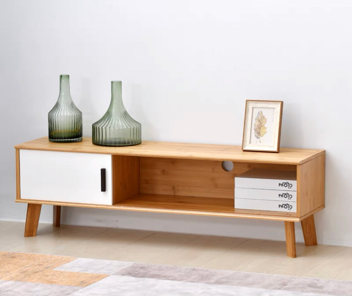 𝐙𝟎𝟐𝟐 Japanese style bamboo TV cabinet𝐭𝐯 𝐜𝐚𝐛𝐢𝐧𝐞𝐭 