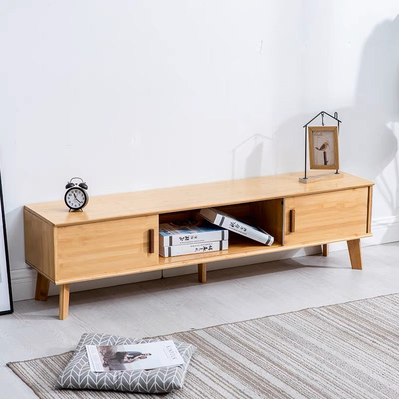 𝐙𝟎𝟐𝟐 Japanese style bamboo TV cabinet𝐭𝐯 𝐜𝐚𝐛𝐢𝐧𝐞𝐭 