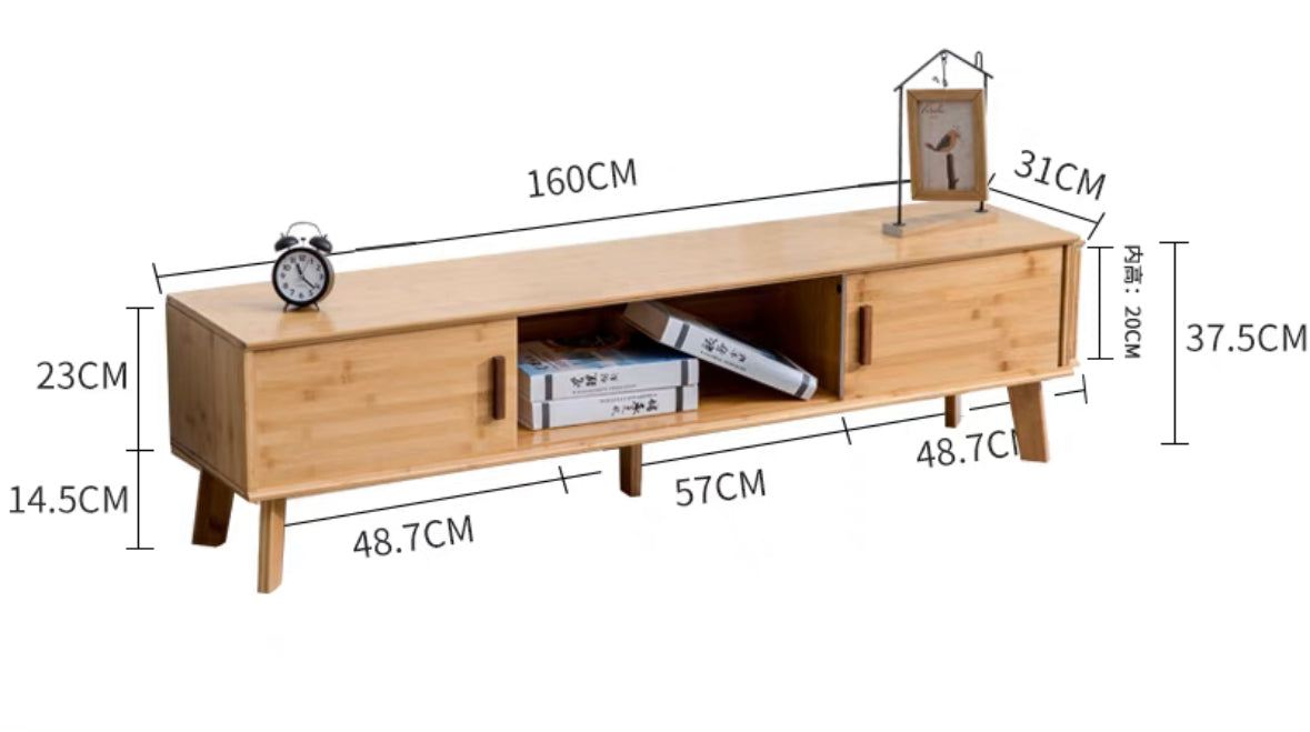 𝐙𝟎𝟐𝟐 Japanese style bamboo TV cabinet𝐭𝐯 𝐜𝐚𝐛𝐢𝐧𝐞𝐭 