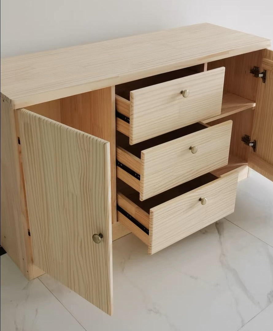 𝐙𝟎𝟓𝟓 Solid pine tall TV cabinet𝐭𝐯 𝐜𝐚𝐛𝐢𝐧𝐞𝐭 