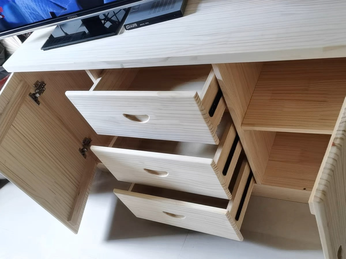 𝐙𝟎𝟓𝟓 Solid pine tall TV cabinet𝐭𝐯 𝐜𝐚𝐛𝐢𝐧𝐞𝐭 
