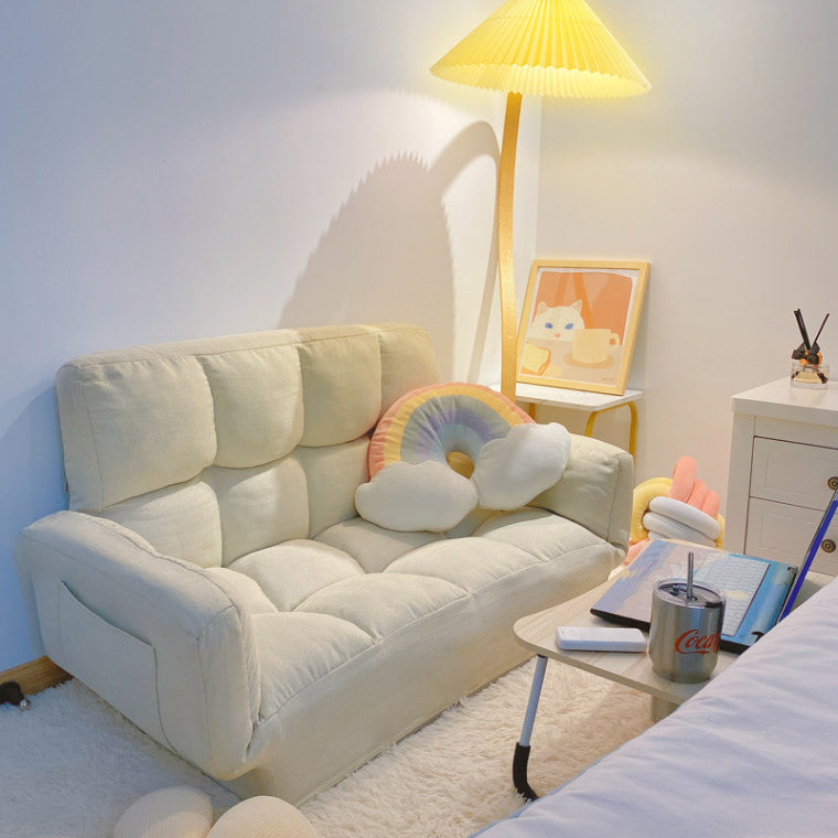 𝐂𝐎𝐙𝐘 𝐋𝐈𝐕𝐈𝐍𝐆 Japanese style lazy sofa bed [free solid wood feet]