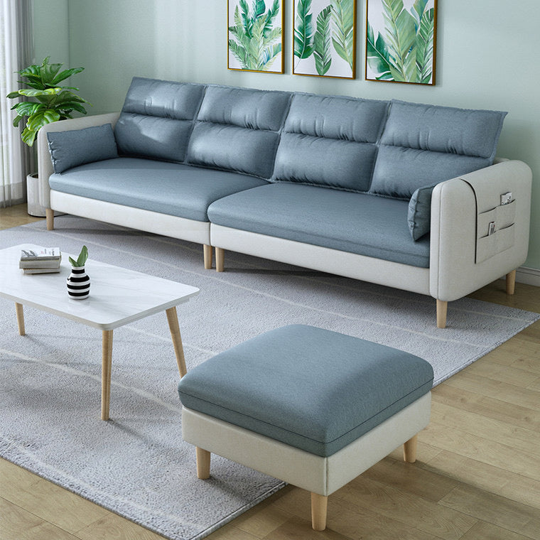 MILTOŃ Nordic soft leather sofa
