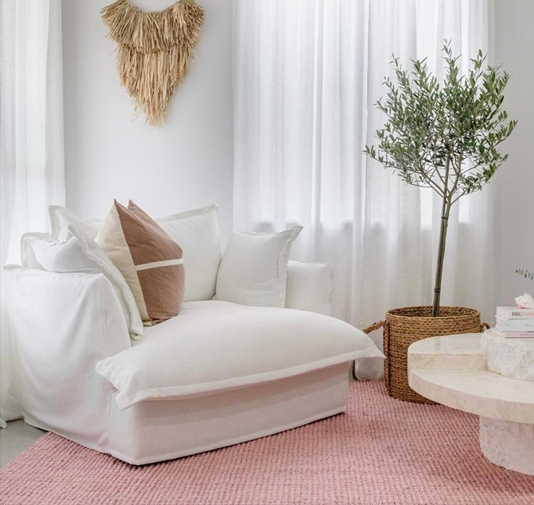 MILTOŃ Nordic super soft down fabric sofa