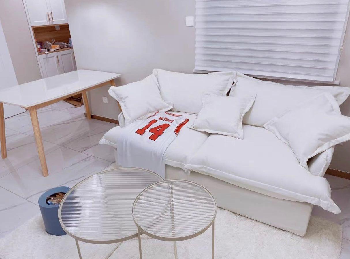 MILTOŃ Nordic super soft down fabric sofa