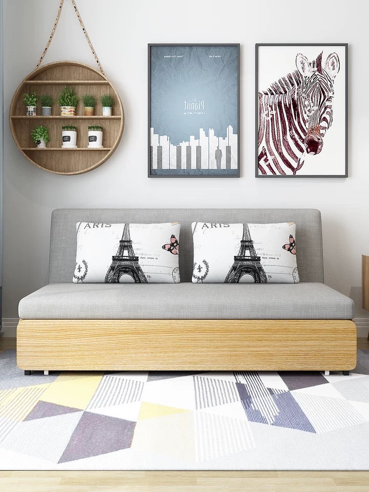 TAKÜMI solid wood multifunctional storage sofa bed
